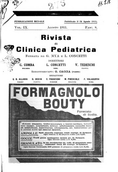 Rivista di clinica pediatrica