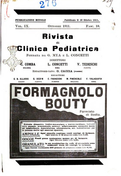 Rivista di clinica pediatrica