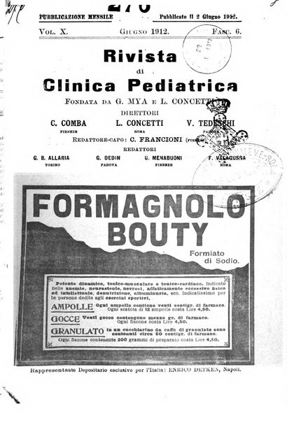 Rivista di clinica pediatrica