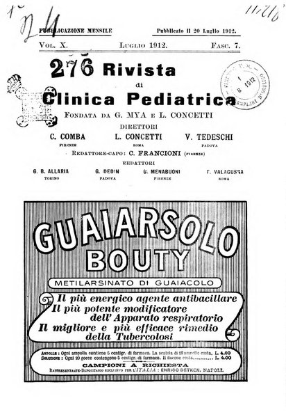 Rivista di clinica pediatrica