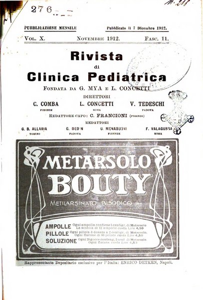 Rivista di clinica pediatrica