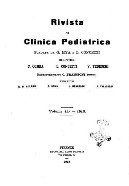 Rivista di clinica pediatrica