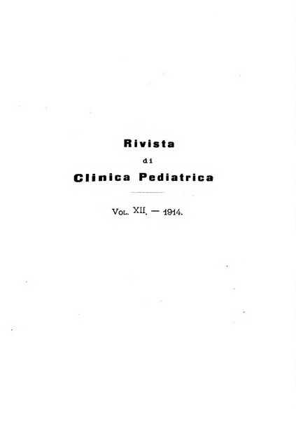 Rivista di clinica pediatrica