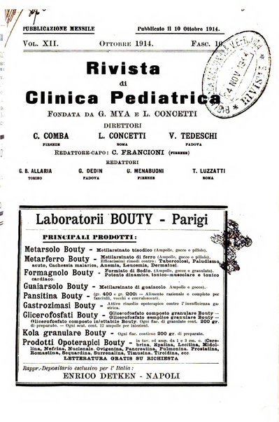 Rivista di clinica pediatrica