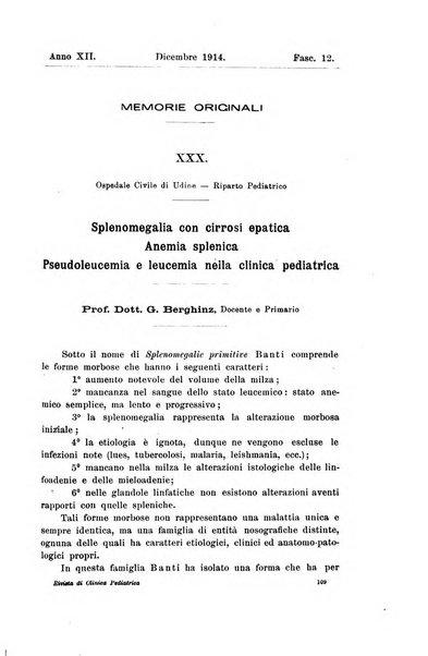 Rivista di clinica pediatrica