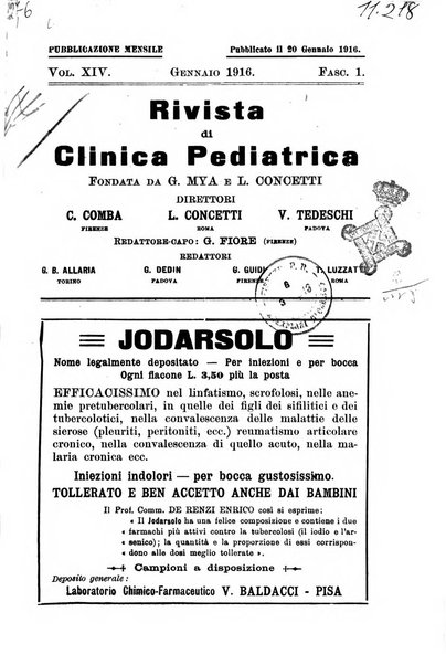 Rivista di clinica pediatrica