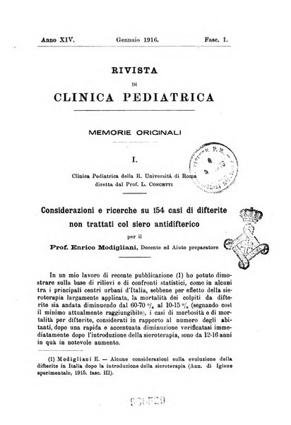 Rivista di clinica pediatrica