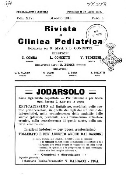 Rivista di clinica pediatrica