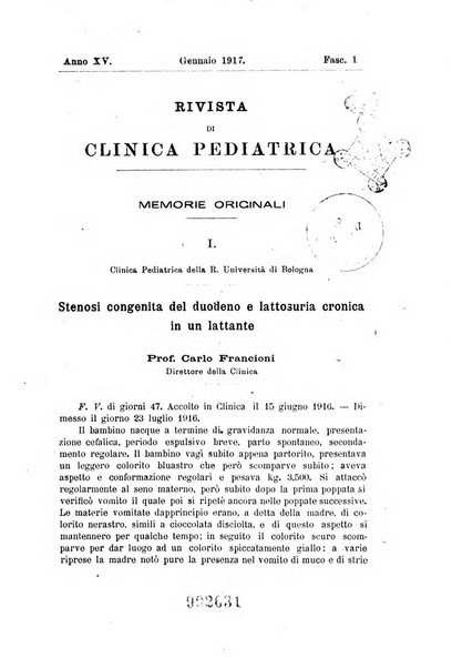 Rivista di clinica pediatrica