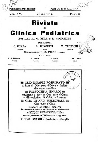 Rivista di clinica pediatrica