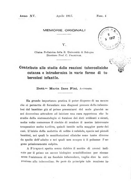 Rivista di clinica pediatrica