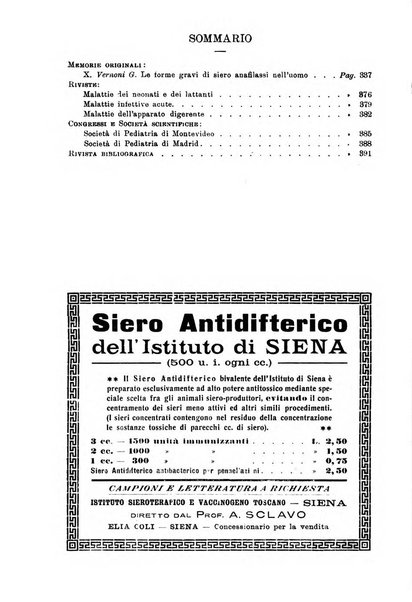 Rivista di clinica pediatrica