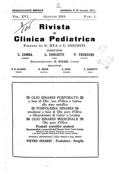 Rivista di clinica pediatrica