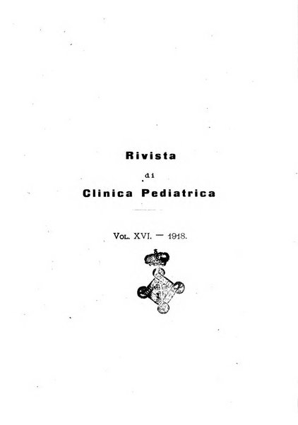 Rivista di clinica pediatrica