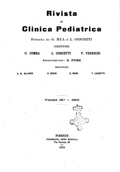 Rivista di clinica pediatrica