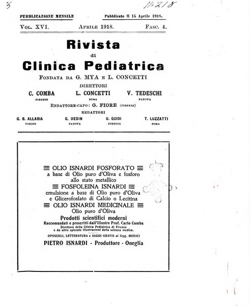 Rivista di clinica pediatrica