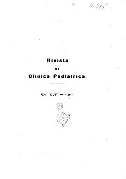 Rivista di clinica pediatrica