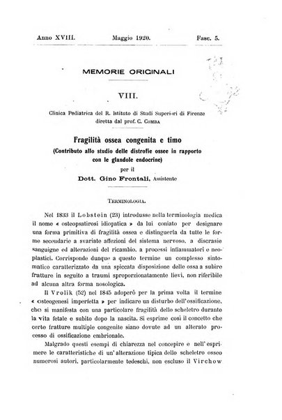 Rivista di clinica pediatrica