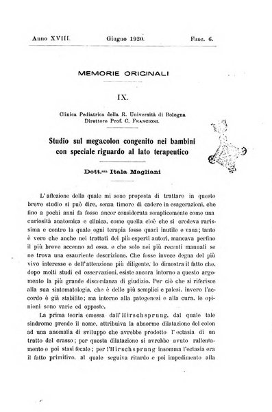 Rivista di clinica pediatrica