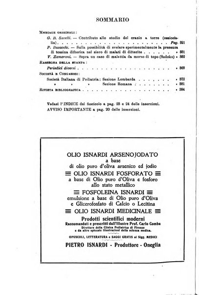 Rivista di clinica pediatrica