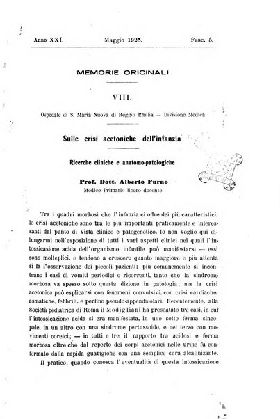 Rivista di clinica pediatrica