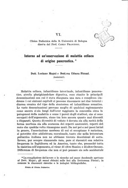 Rivista di clinica pediatrica