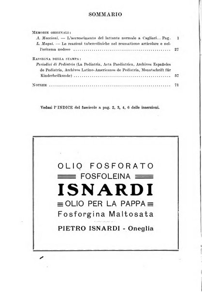 Rivista di clinica pediatrica