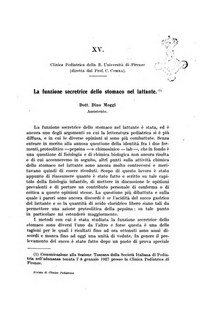 Rivista di clinica pediatrica