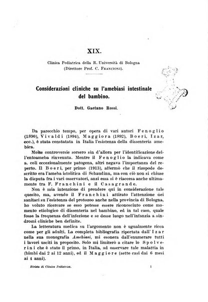 Rivista di clinica pediatrica