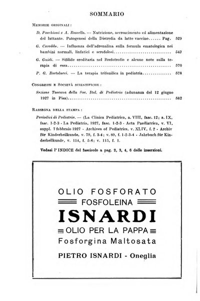 Rivista di clinica pediatrica