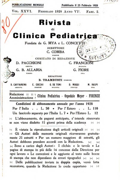 Rivista di clinica pediatrica