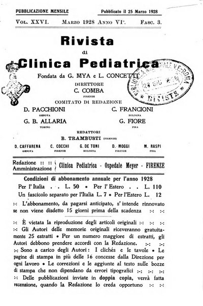 Rivista di clinica pediatrica