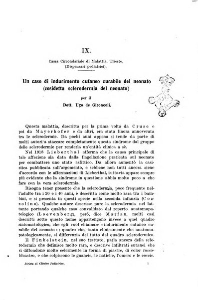 Rivista di clinica pediatrica