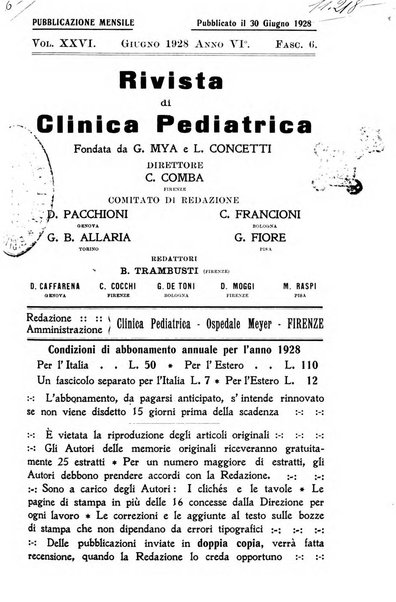 Rivista di clinica pediatrica