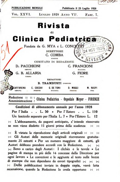 Rivista di clinica pediatrica