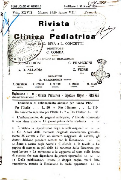 Rivista di clinica pediatrica