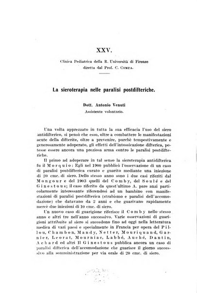 Rivista di clinica pediatrica