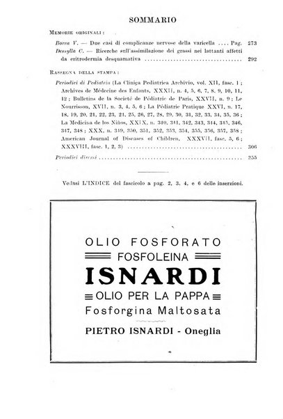 Rivista di clinica pediatrica