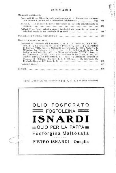 Rivista di clinica pediatrica