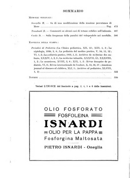 Rivista di clinica pediatrica