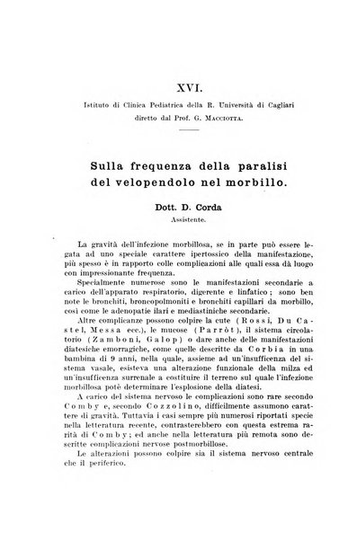 Rivista di clinica pediatrica