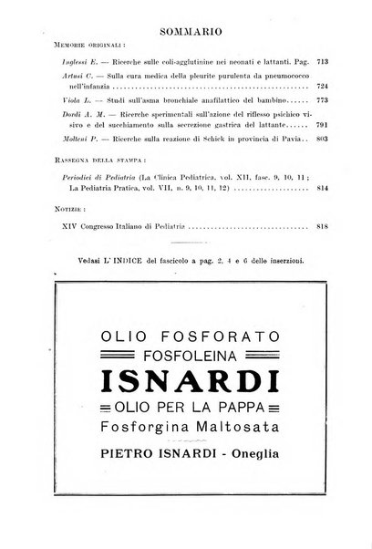 Rivista di clinica pediatrica