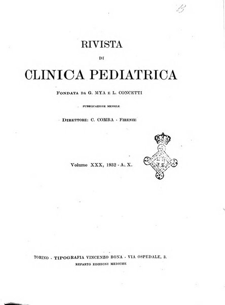 Rivista di clinica pediatrica