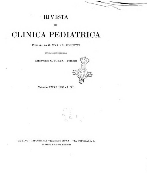 Rivista di clinica pediatrica