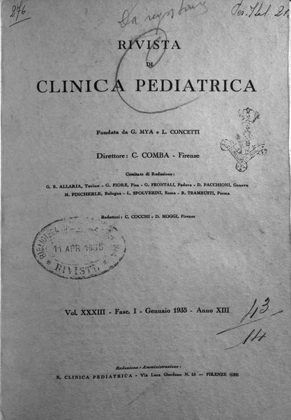 Rivista di clinica pediatrica