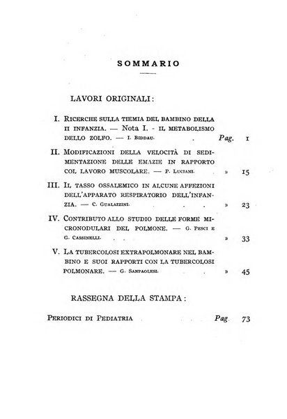 Rivista di clinica pediatrica