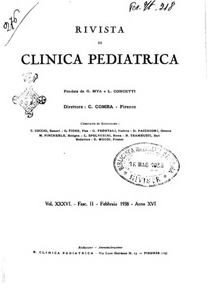 Rivista di clinica pediatrica