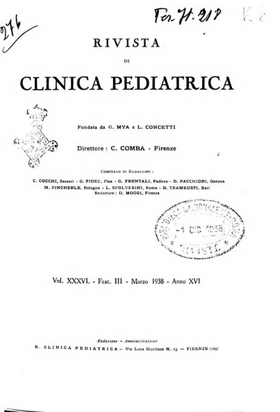 Rivista di clinica pediatrica