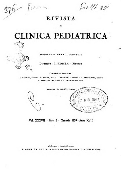 Rivista di clinica pediatrica