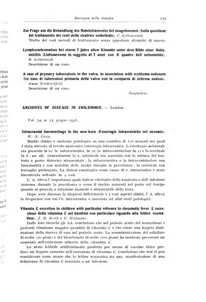 Rivista di clinica pediatrica